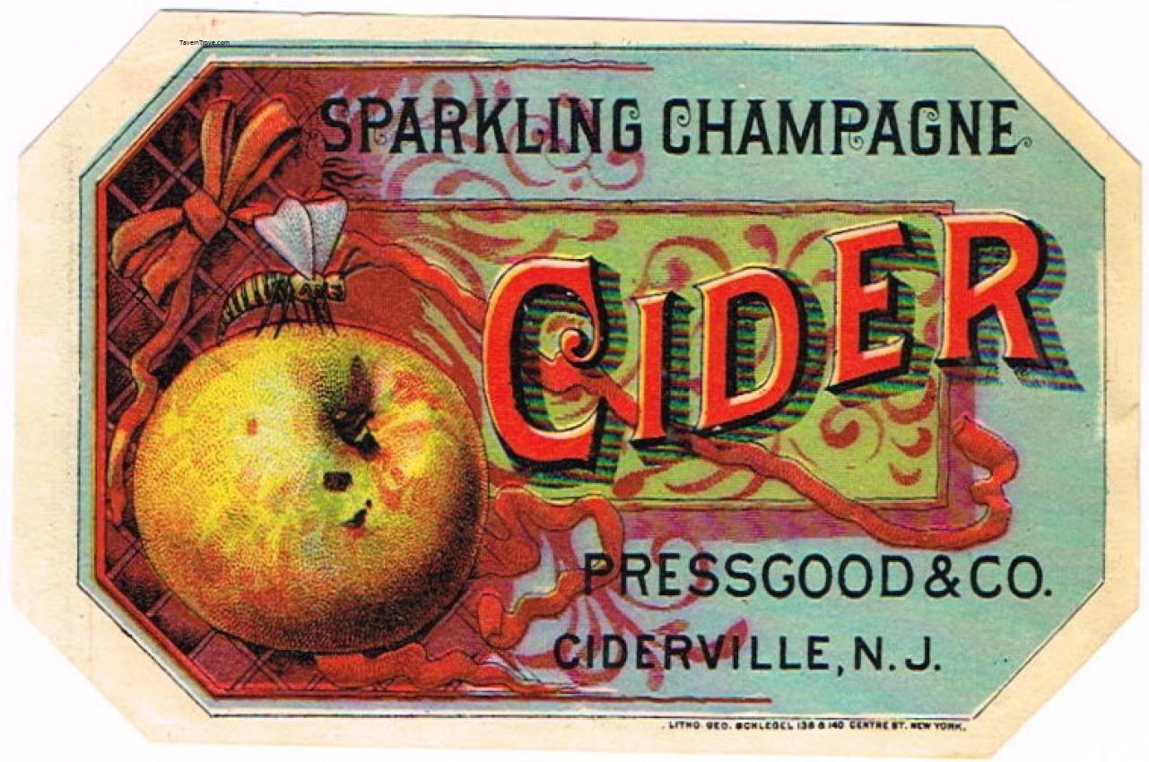 Pressgood & Co. Cider (Sample) Ciderville New Jersey