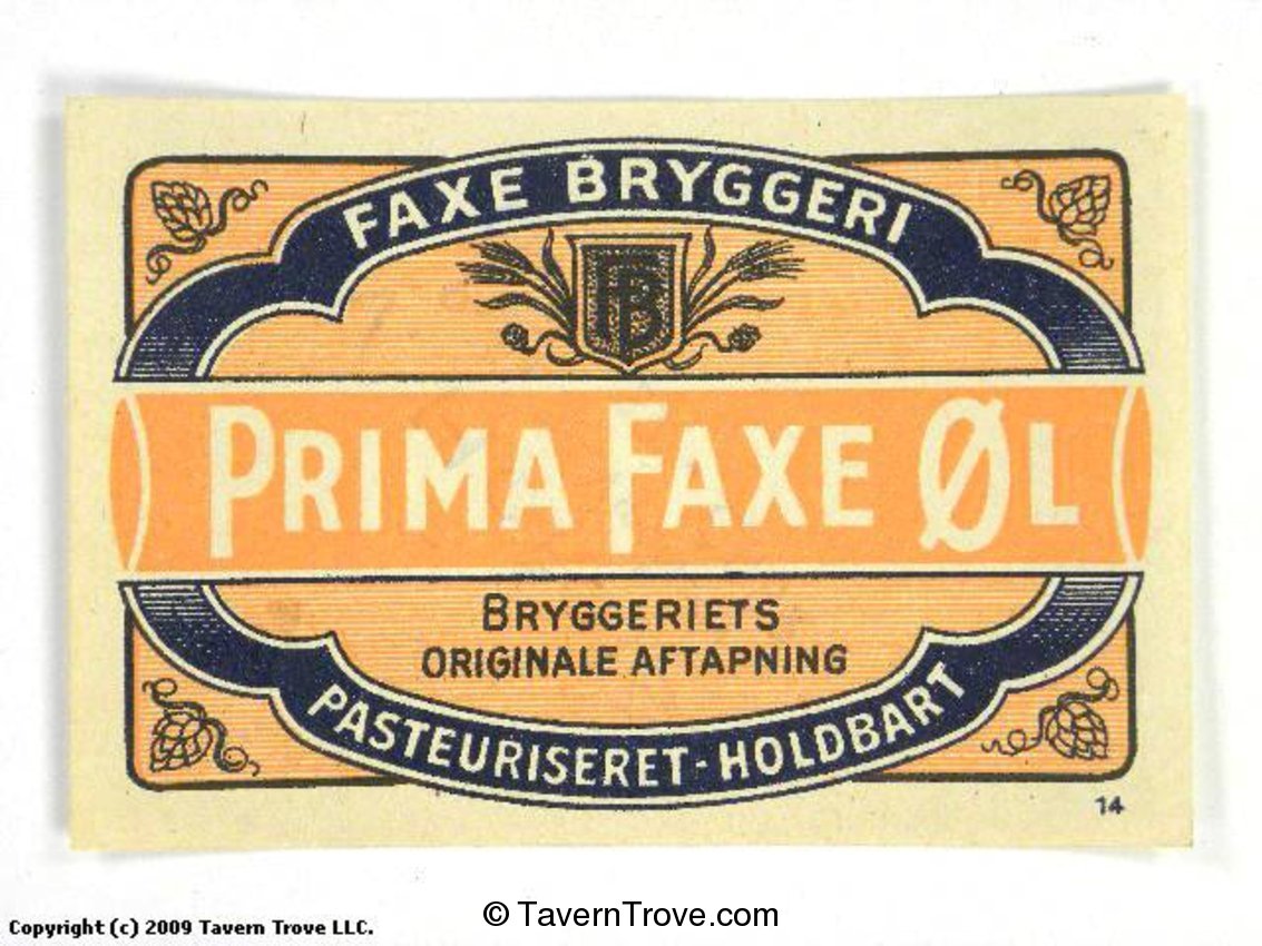 Prima Faxe Øl