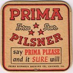 Prima Three Star Pilsner Beer
