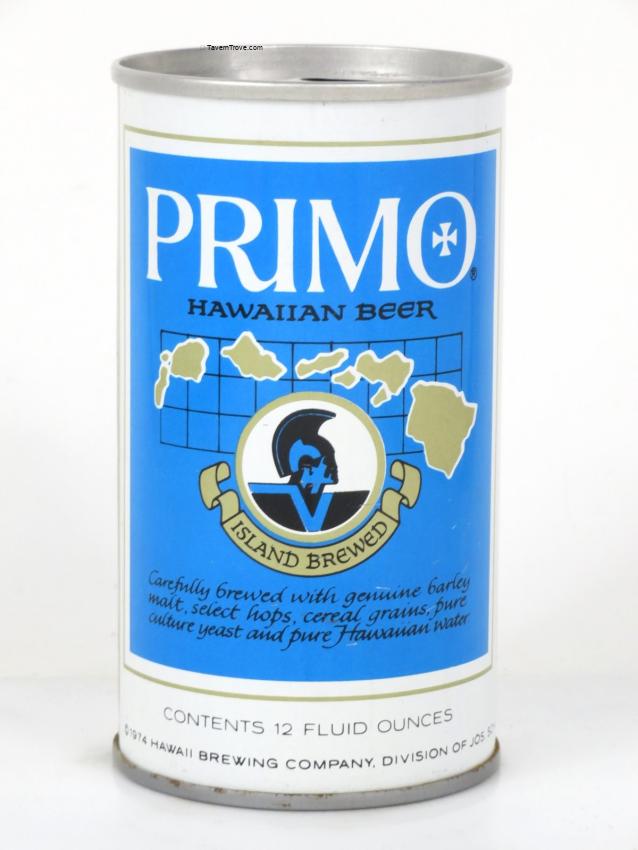 Primo Hawaiian Beer (dark blue)