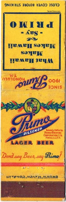 Primo Pilsener Lager Beer