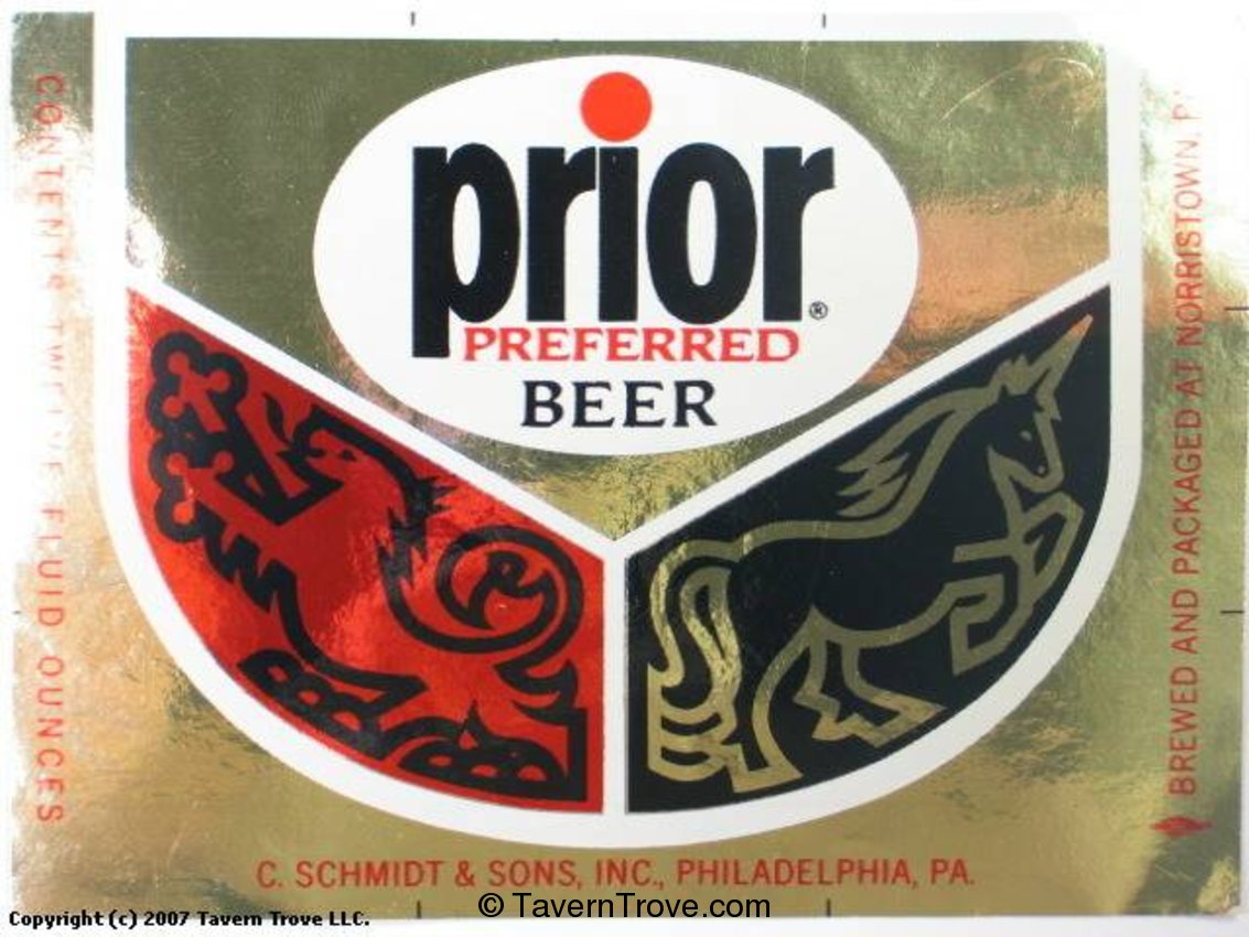 Prior Preferred Beer