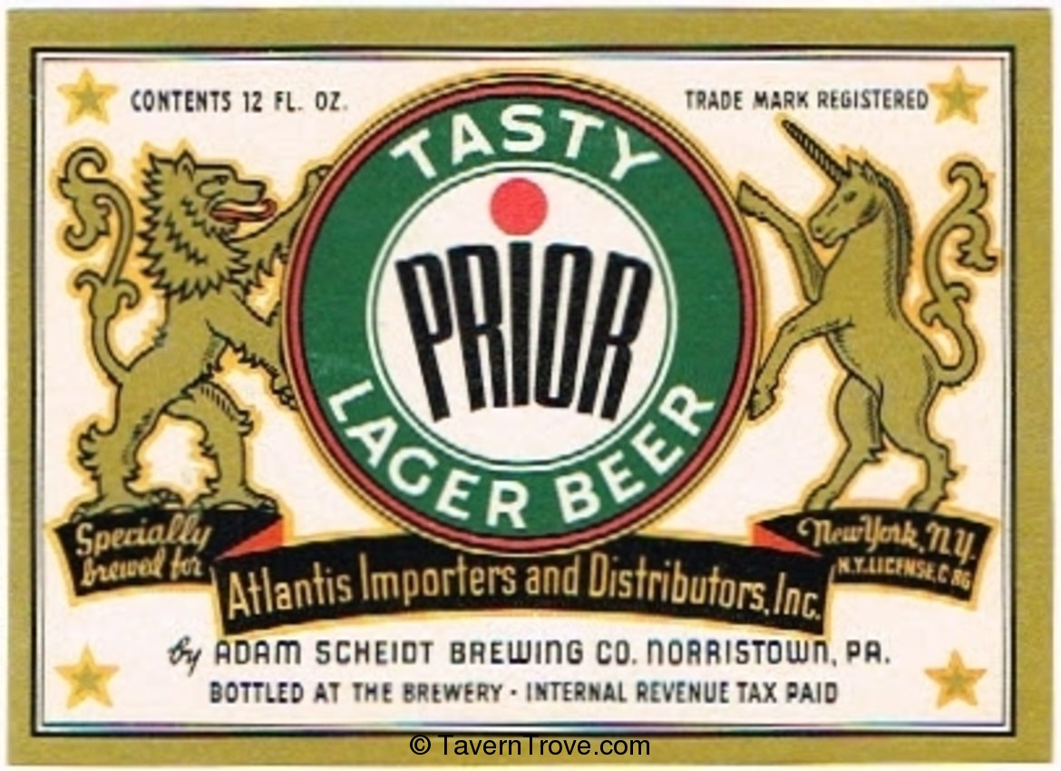 Prior Tasty Lager Beer