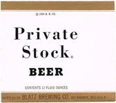 Private Stock Beer