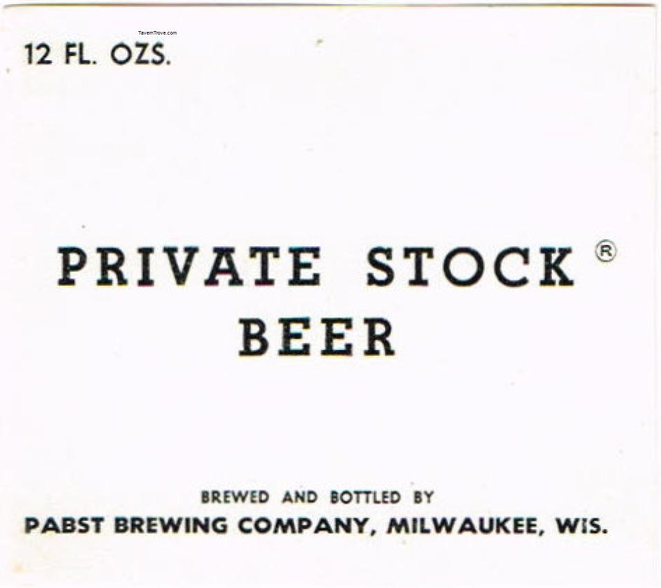 Private Stock Beer