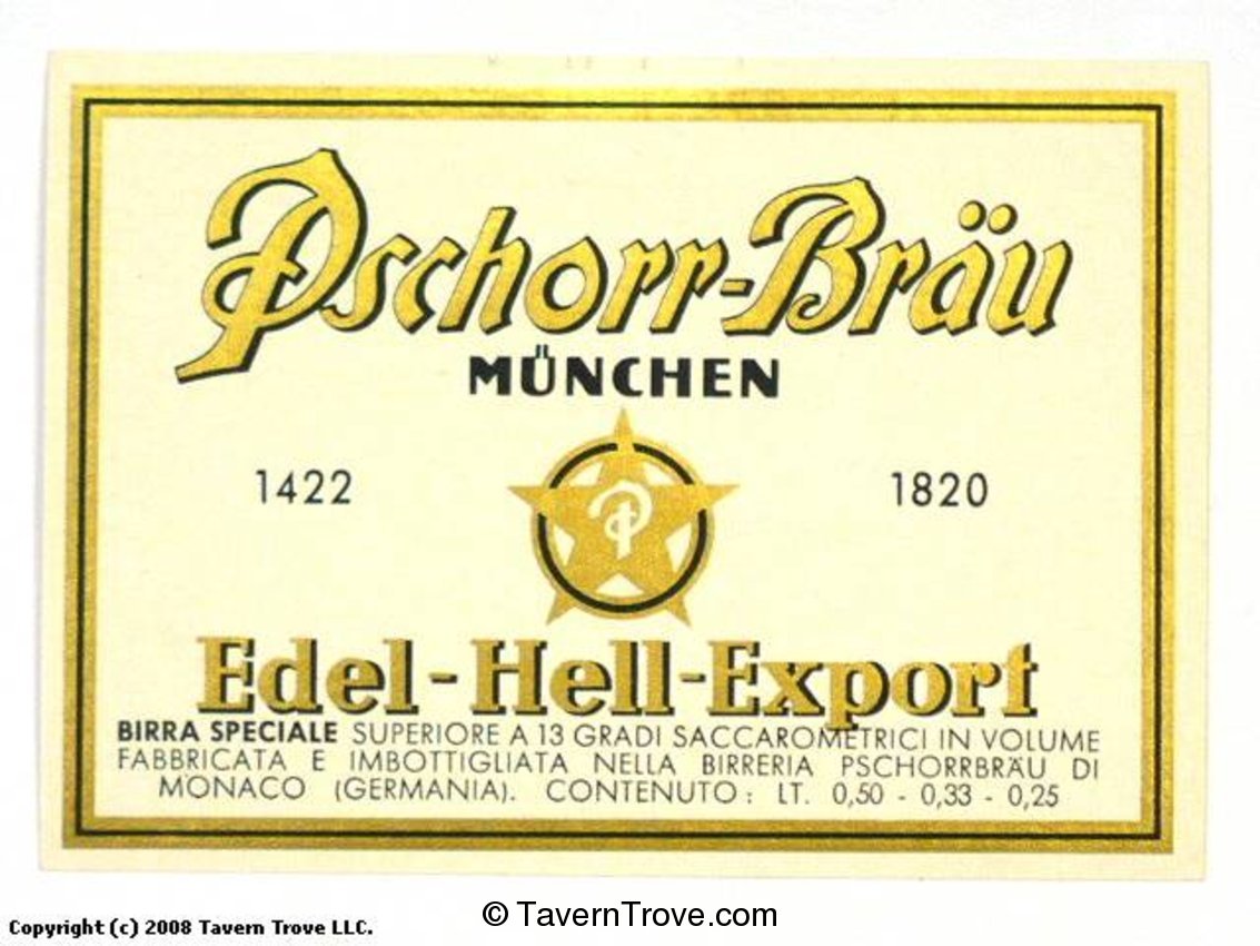 Pschorr-Bräu Edel-Hell-Export