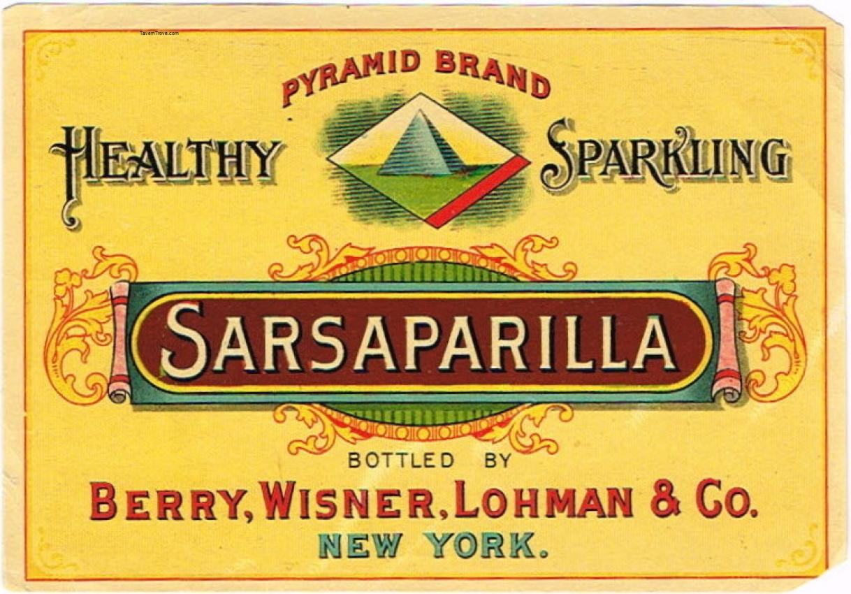 Pyramid Sarsaparilla Berry Wisner &  Lohman New York