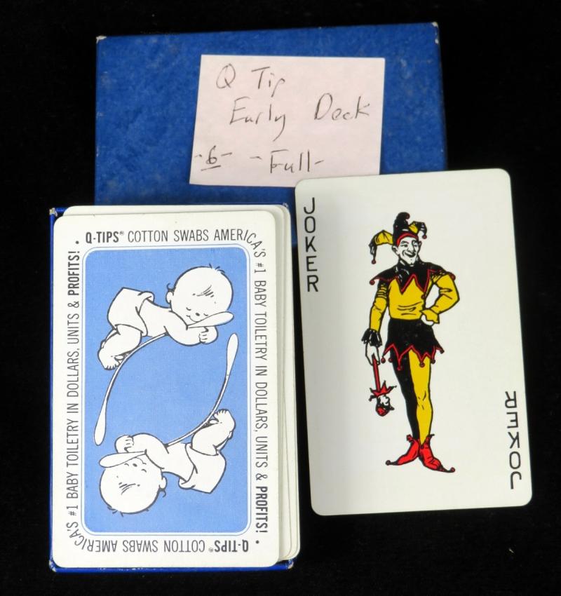 Q-Tips Promotional Deck of Cards In Box