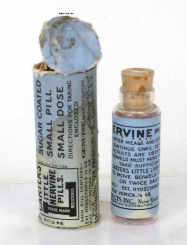 Quack Medicine Carter's Little Nervine Pills Unopened