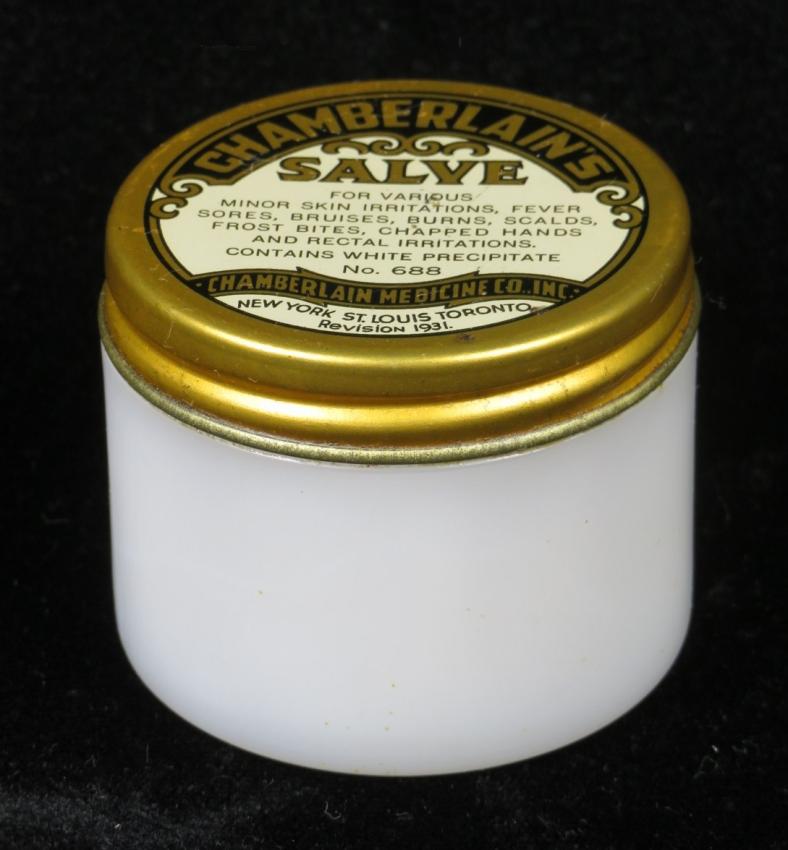 Quack Medicine Chamberlain's Salve Unopened Jar