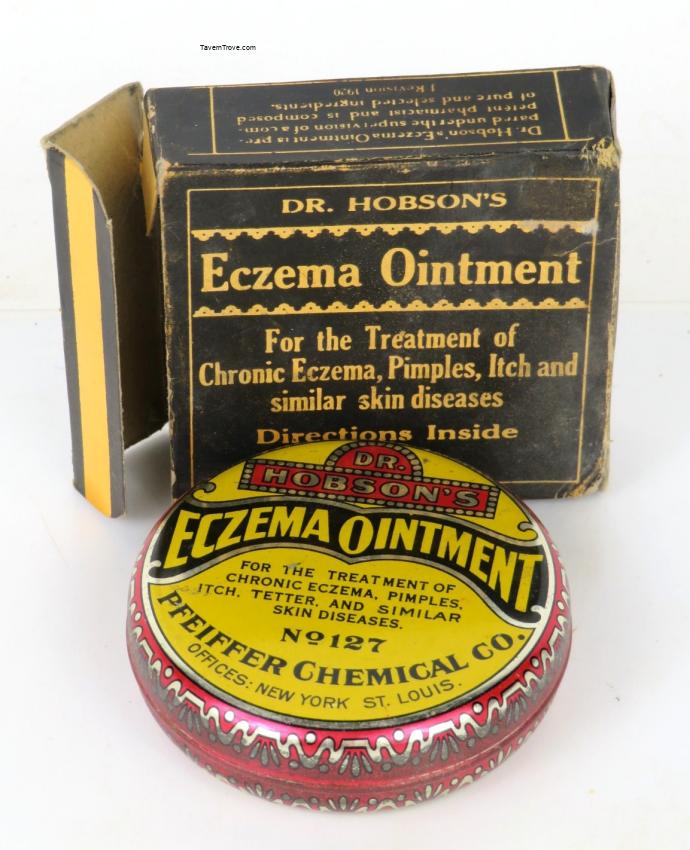 Quack Medicine Dr. Hobson's Eczema Ointment Pfeiffer Chemical New York