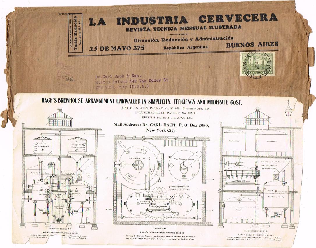 R. Carl Rach Brewery Engineer Documents