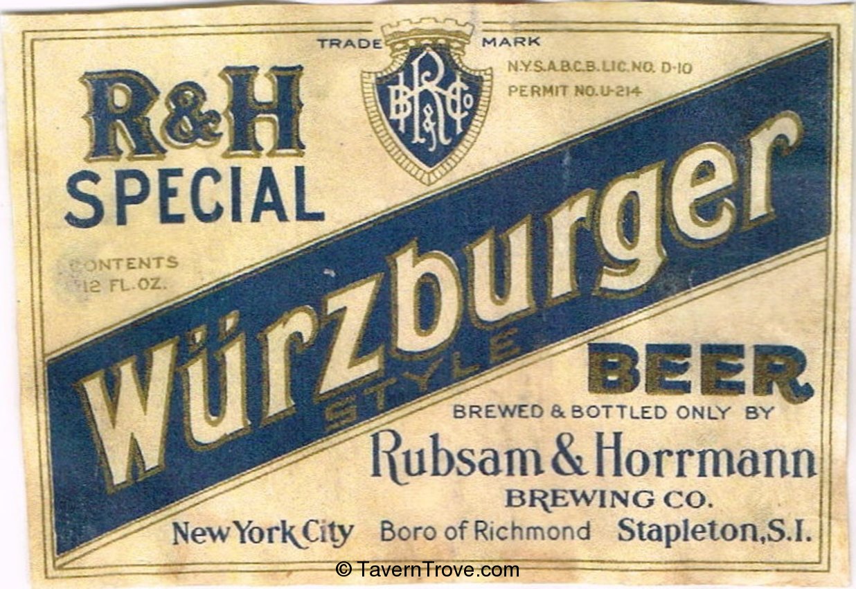 R&H Wurzburger Beer