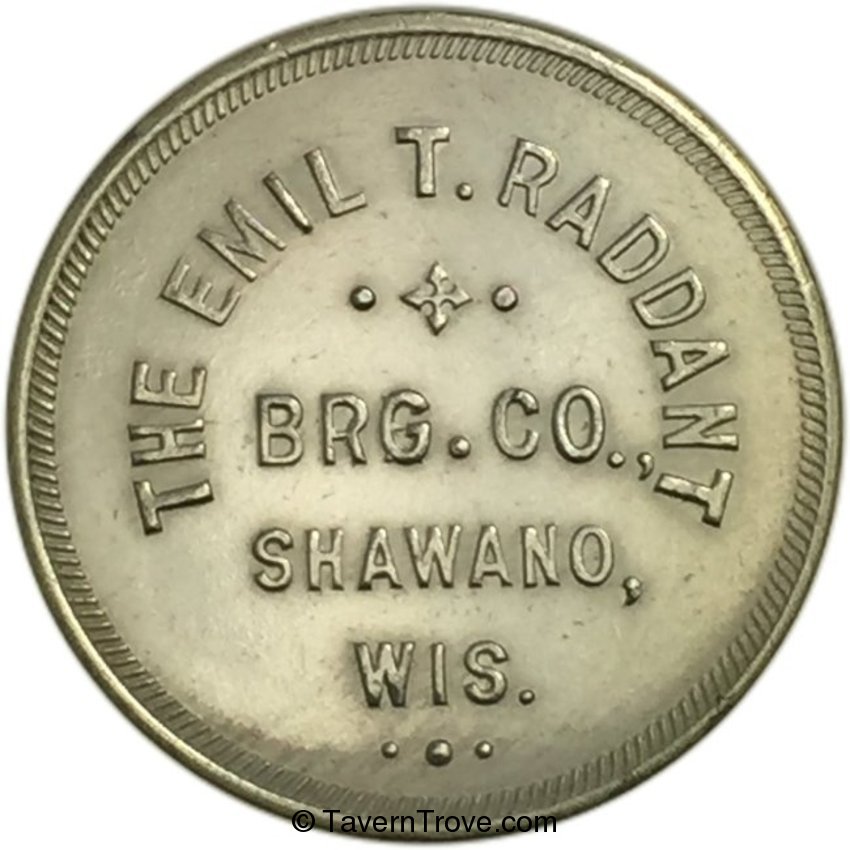 Raddant Beer keg deposit token