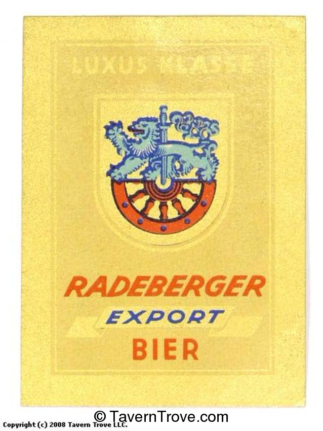 Radeberger Export Bier