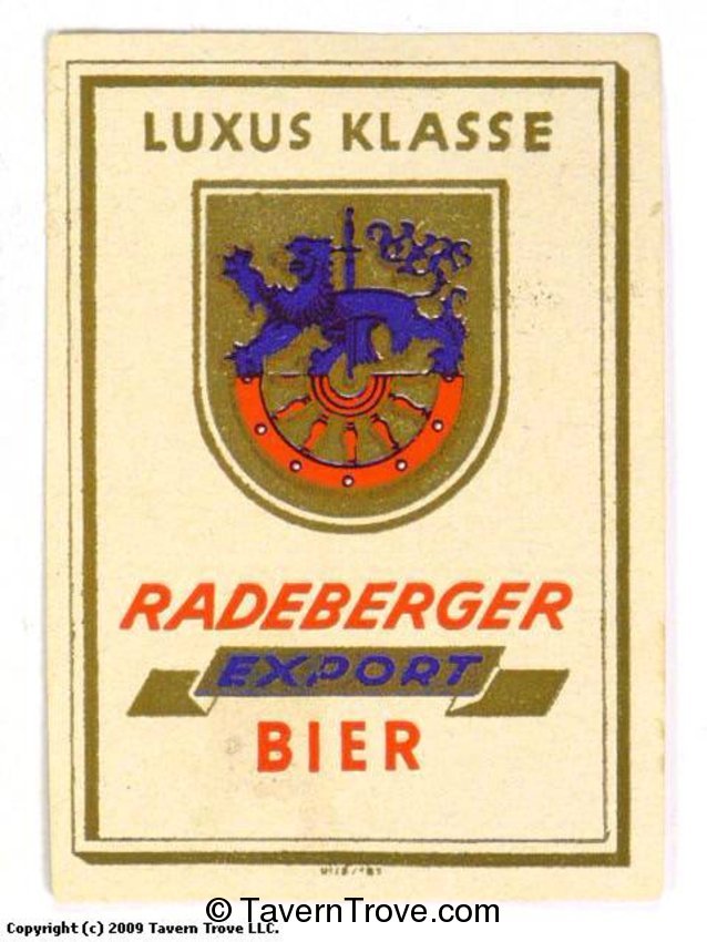 Radeberger Export Bier