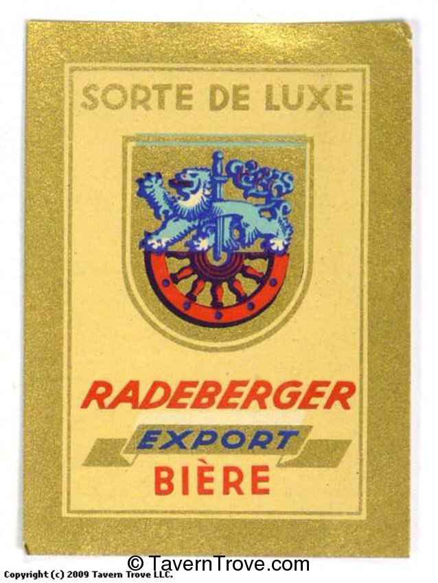 Radeberger Export Bière