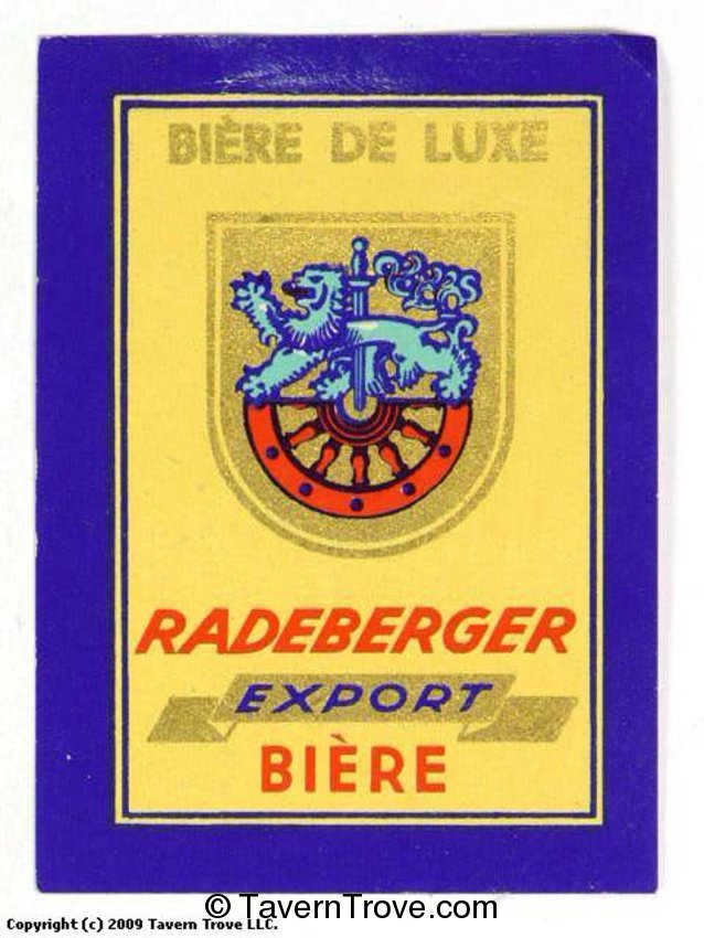 Radeberger Export Bière