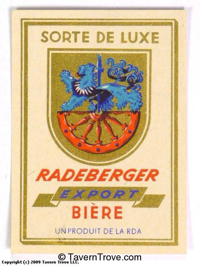 Radeberger Export Bière