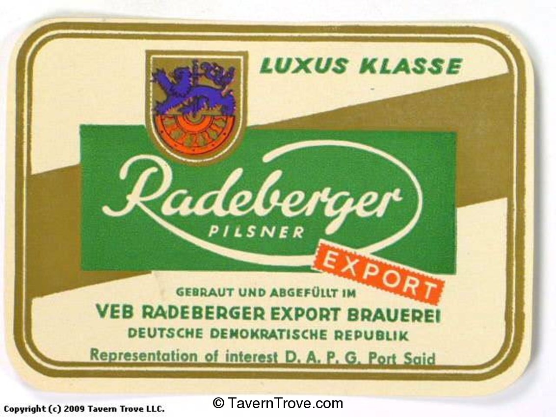 Radeberger Luxus Classe