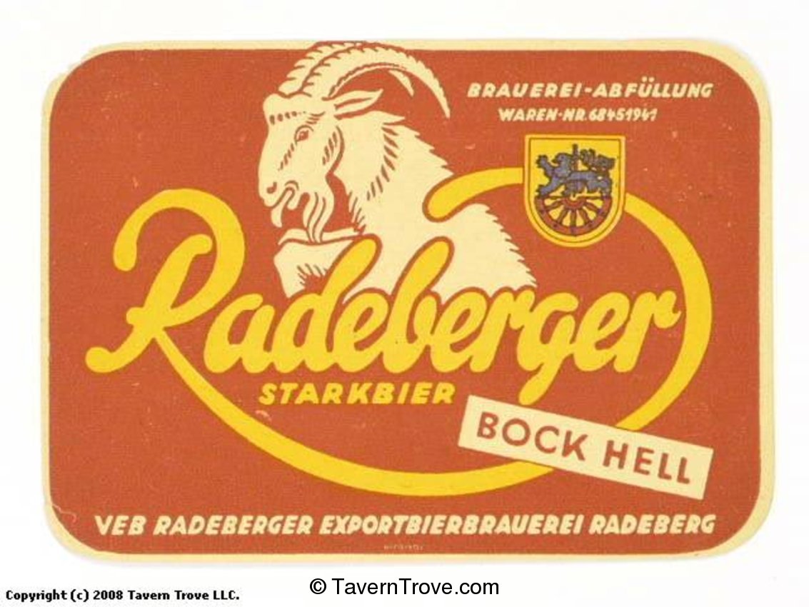 Radeberger Starkbier Bock Hell