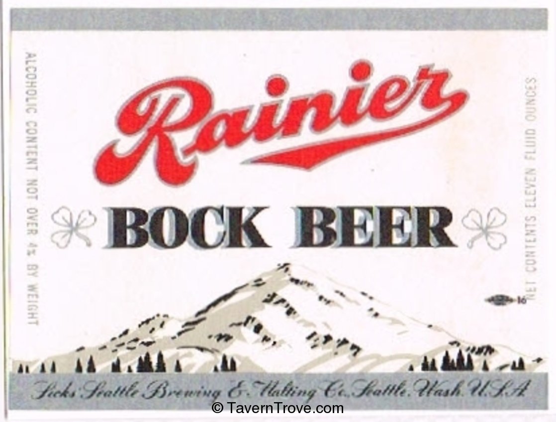 Rainier Bock Beer