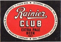 Rainier Club Extra Pale Beer