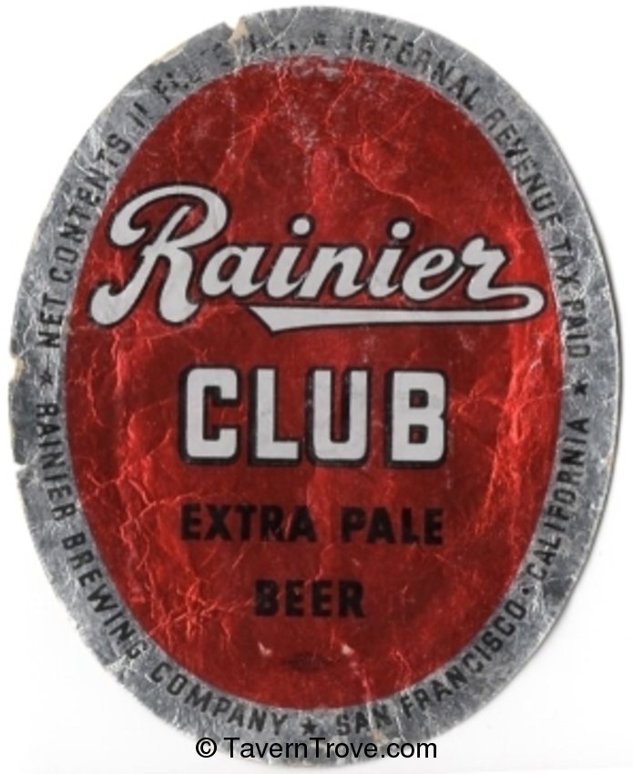 Rainier Club Extra Pale Beer