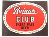 Rainier Club Extra Pale Beer