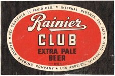Rainier Club Extra Pale Beer