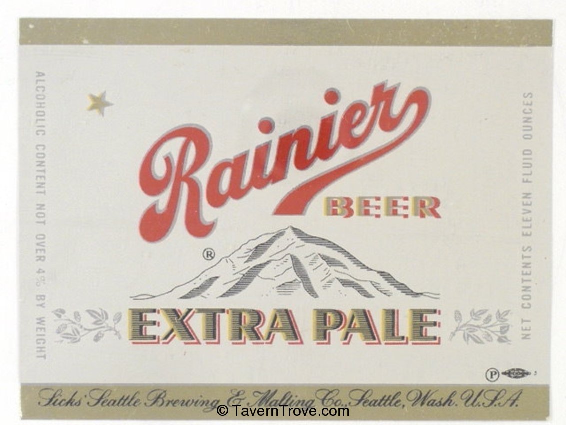 Rainier Extra Pale Beer