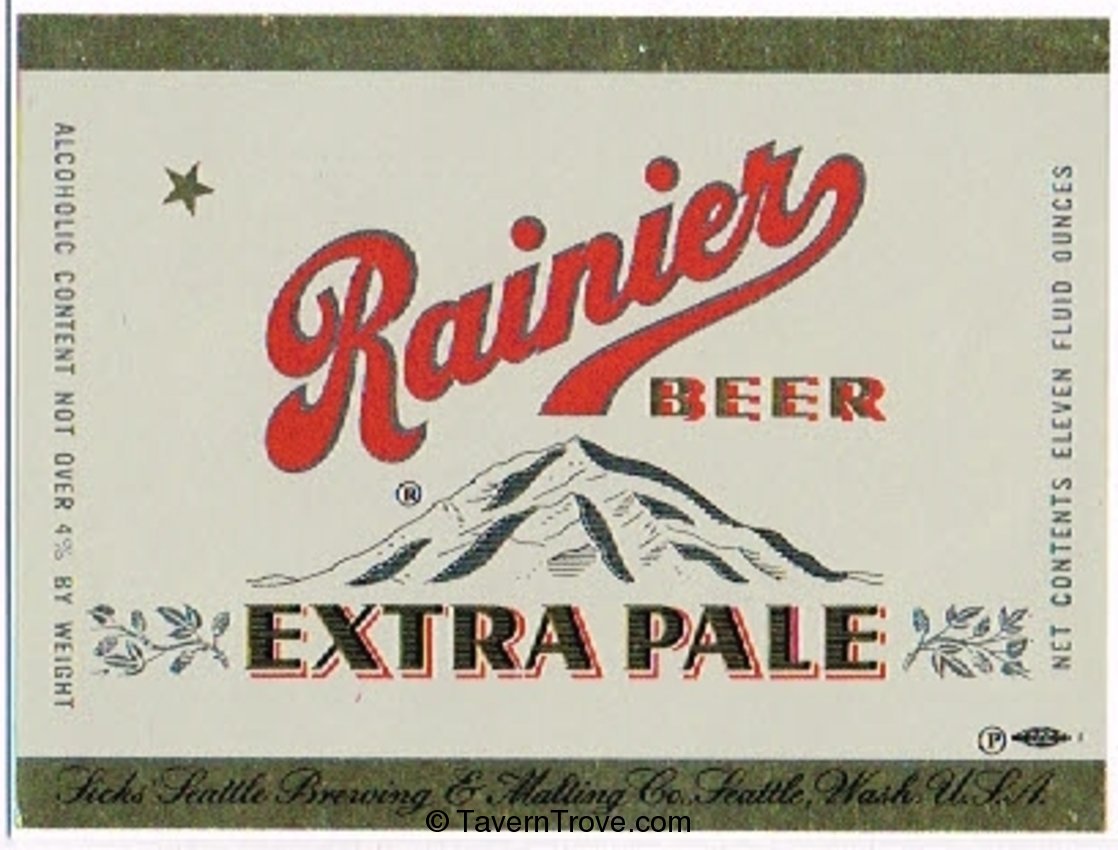 Rainier Extra Pale Beer