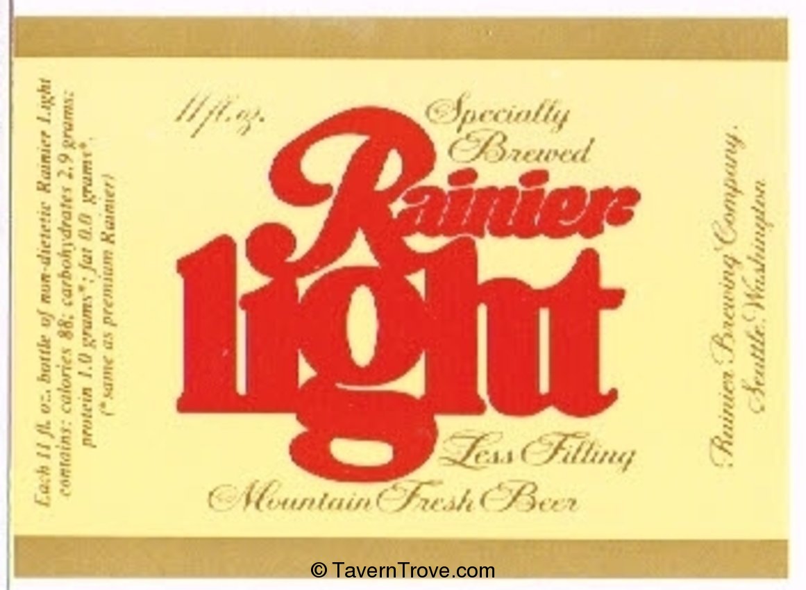 Rainier Light Beer