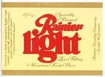 Rainier Light Beer