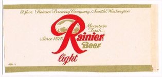 Rainier Light Beer