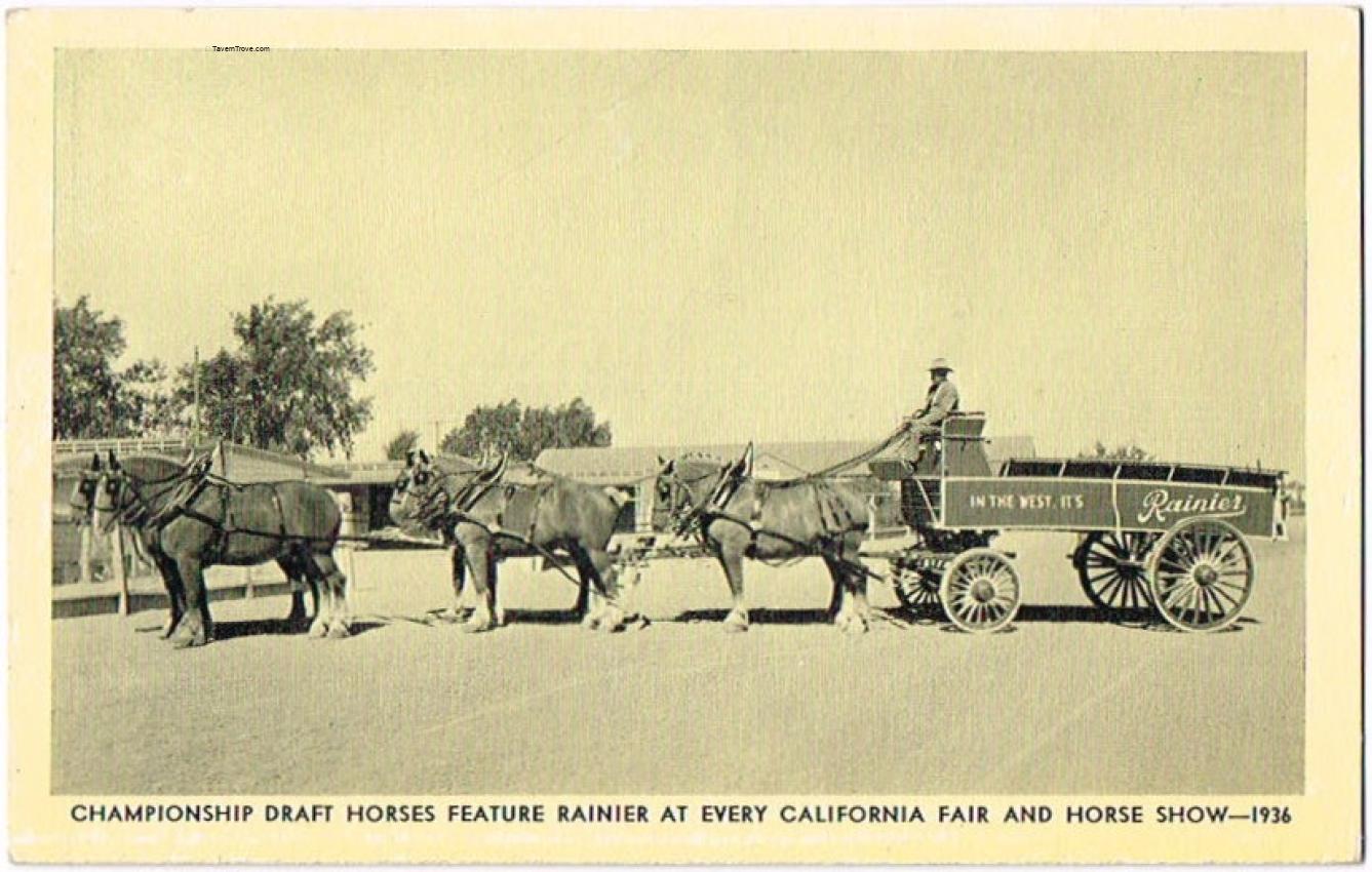 Rainier Beer Delivery Wagon