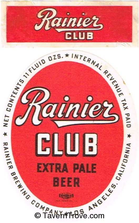 Rainier Club Beer