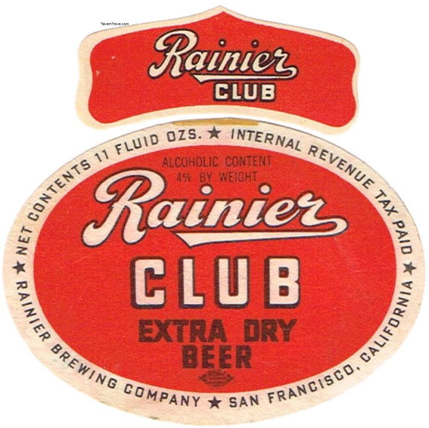 Rainier Club Extra Dry Beer