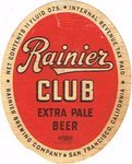 Rainier Club Extra Pale Beer