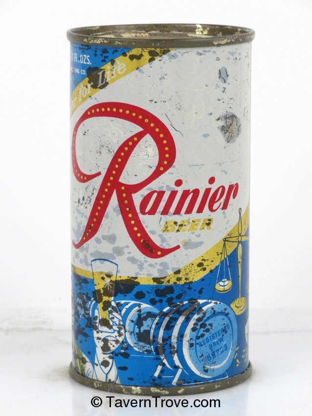 Rainier Jubilee Beer (Dark Cerulean Blue)