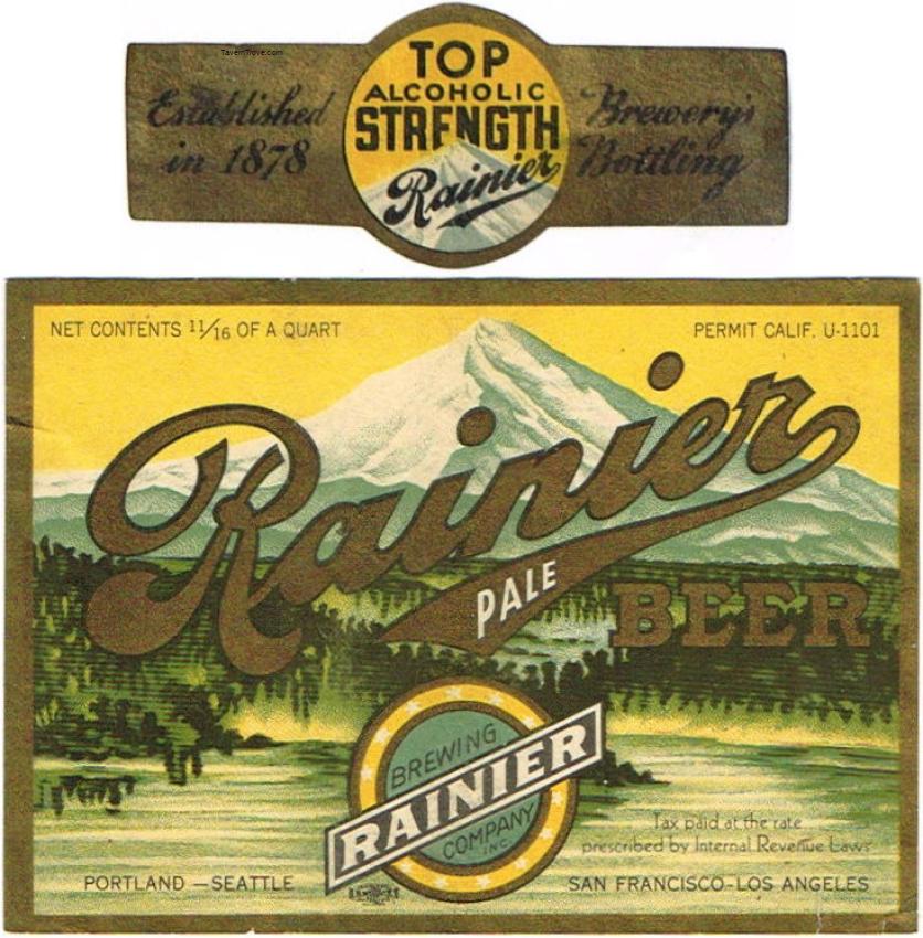 Rainier Pale Beer
