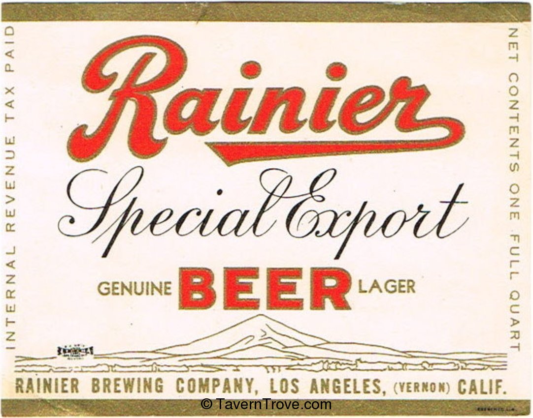 Rainier Special Export Beer