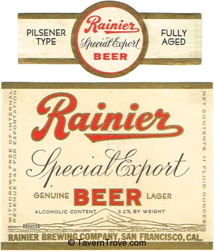 Rainier Special Export Beer