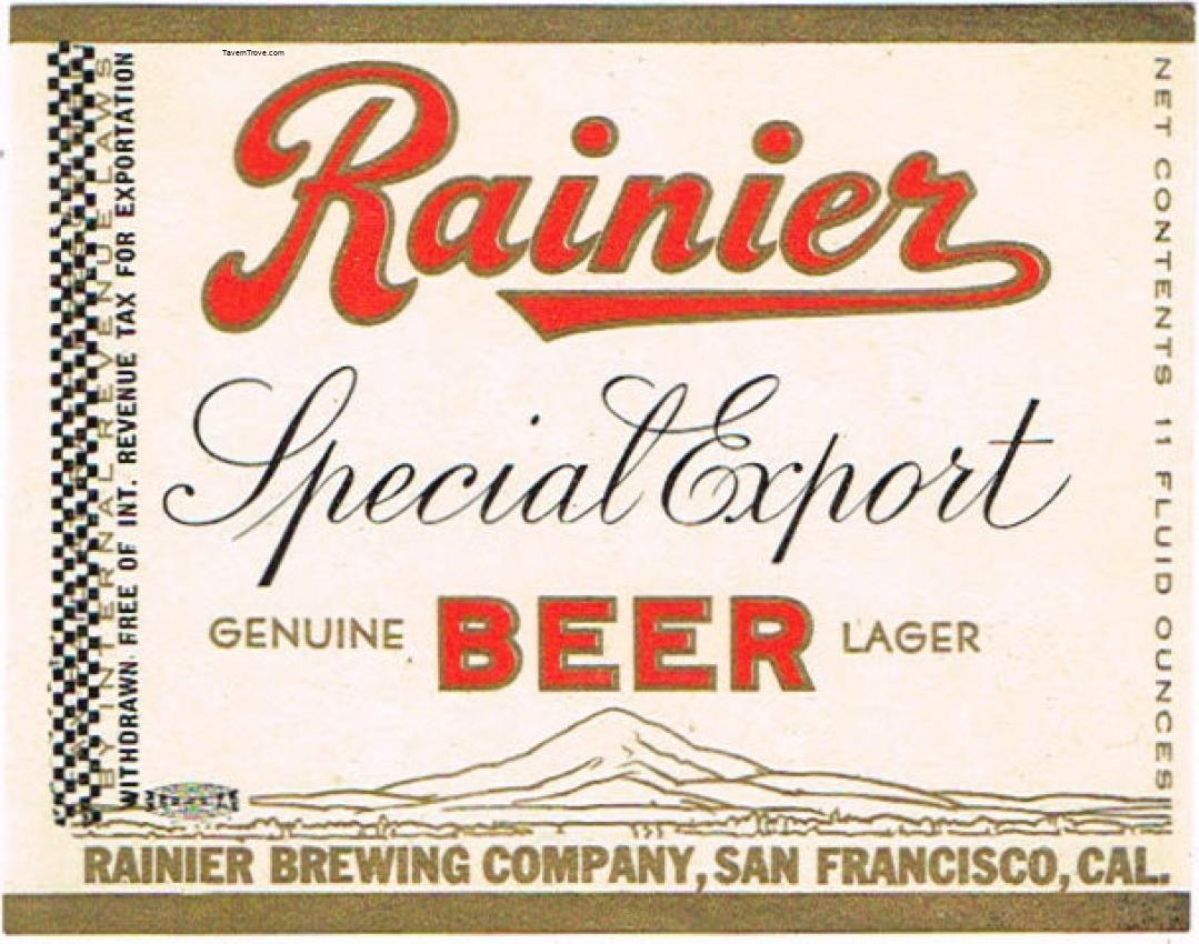 Rainier Special Export Beer