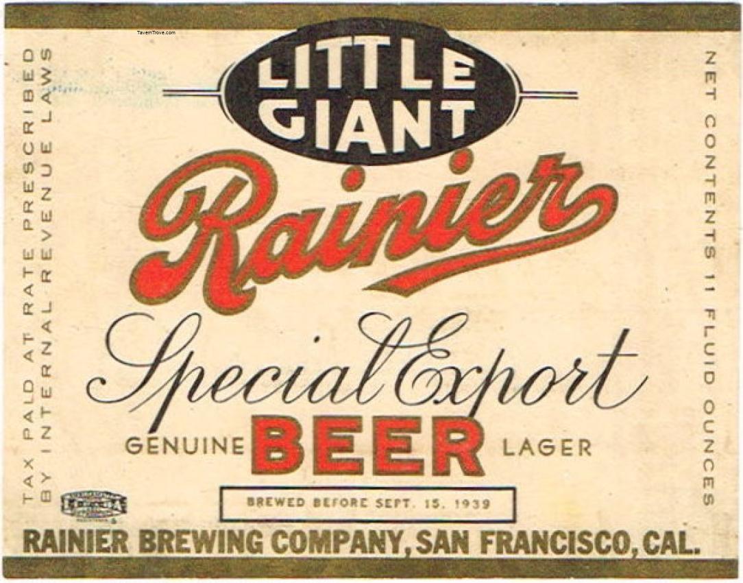 Rainier Special Export Beer