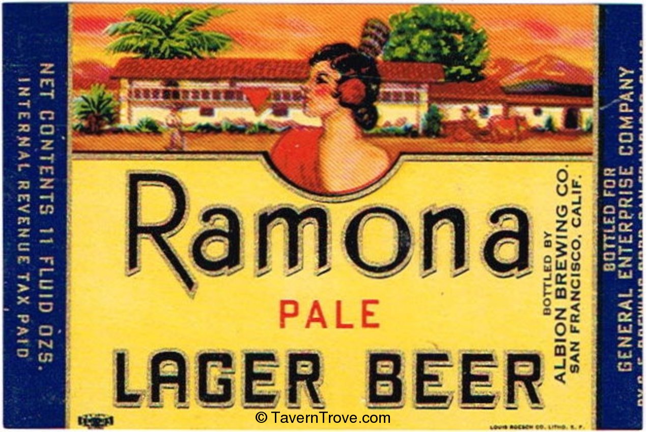 Ramona Pale Lager Beer