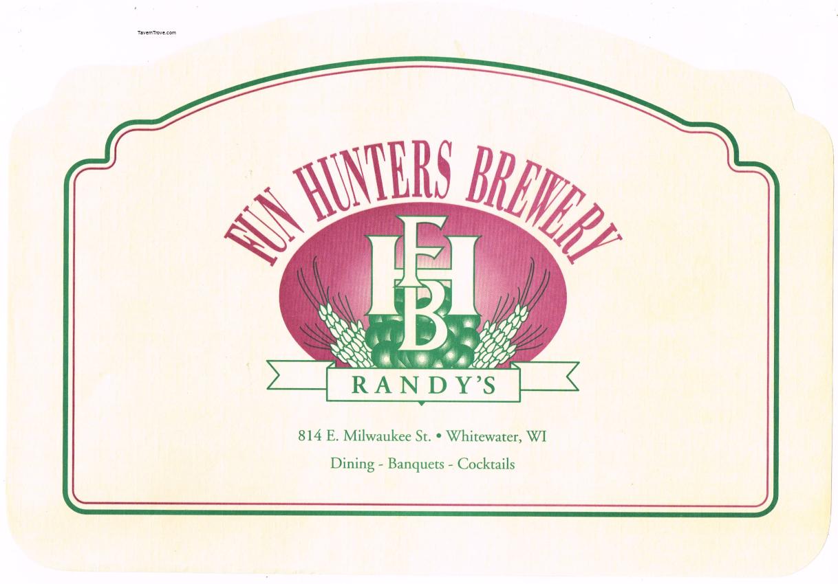 Randy's Fun Hunters Brewery Whitewater Wisconsin