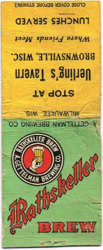 Rathskeller Brew Beer