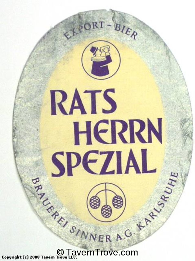 Rats Herrn Spezial Export Bier