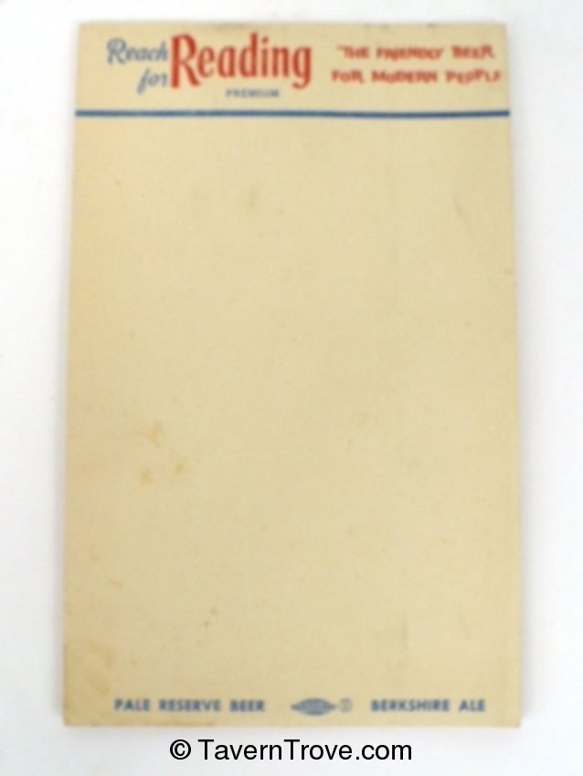 Reading Beer Notepad